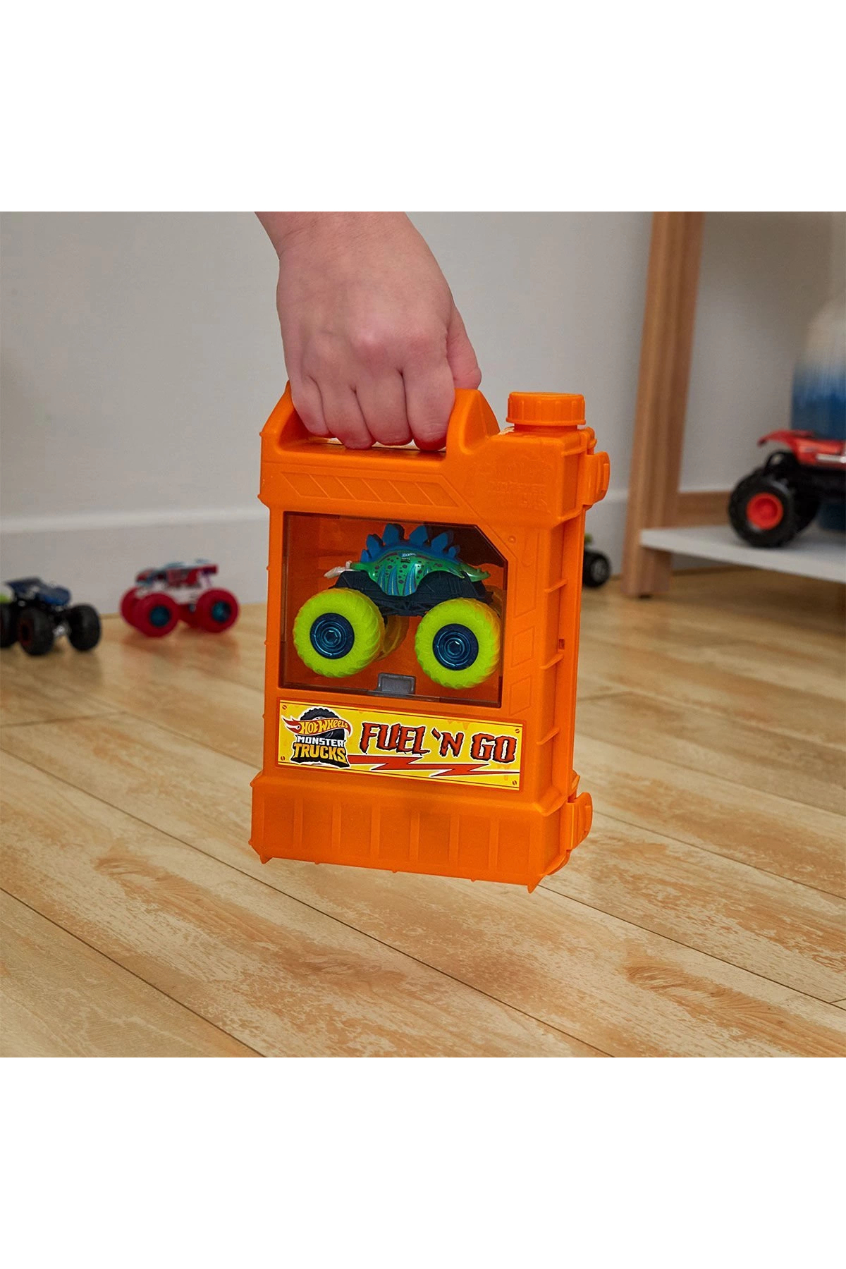 ماشین اسباب بازی HXT04 HOT WHEELS TRUCKS MONSTER PORTABLE هات ویلز اورجینال HOT WHEELS