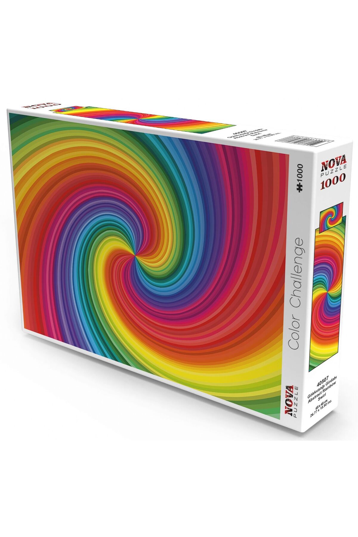 پازل مارپیچی رنگین کمان 1000 تکه از ترکیه Nova Puzzle