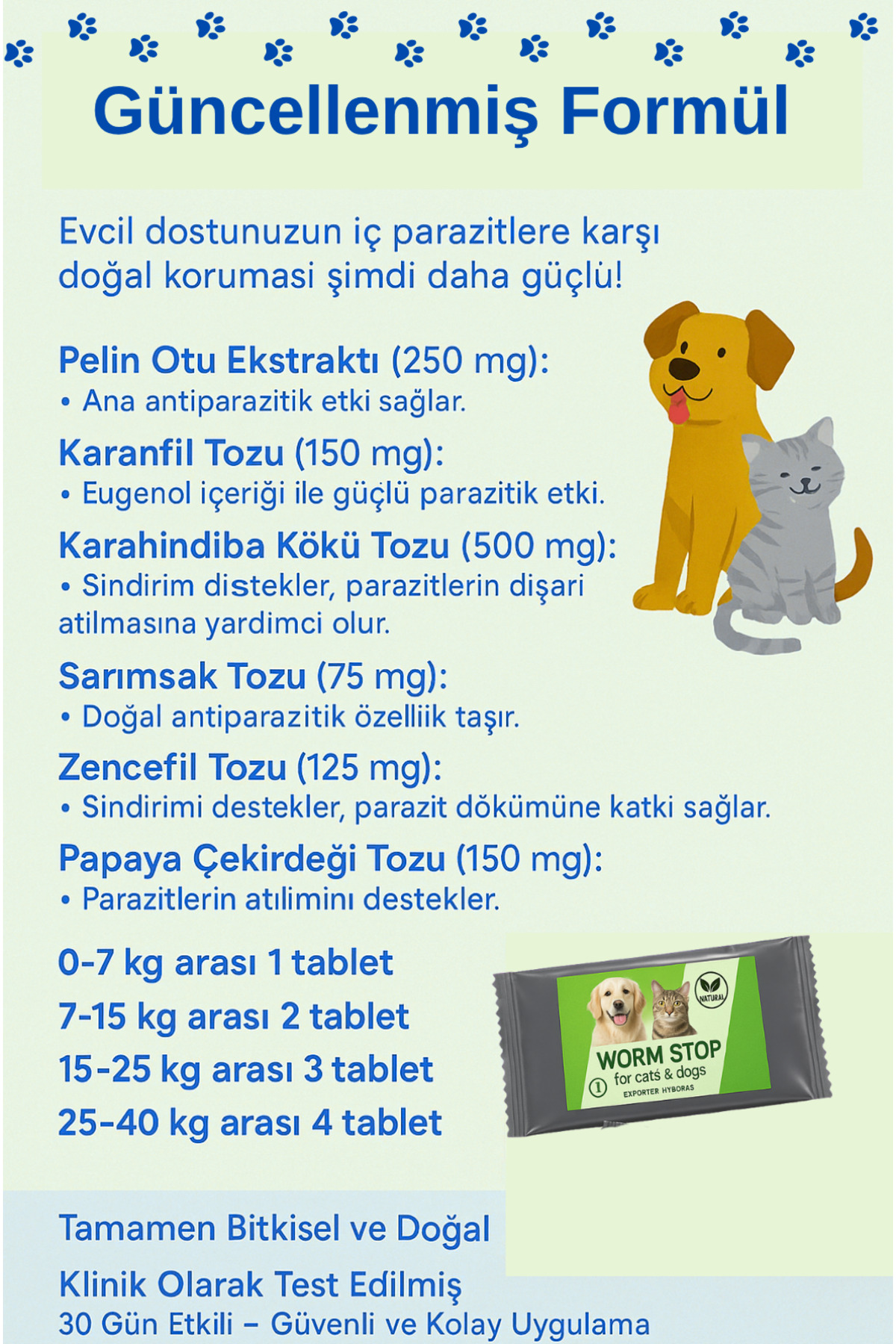 ست قرص و قطره گیاهی برای گربه و سگ وت ادوایس Vet Advice