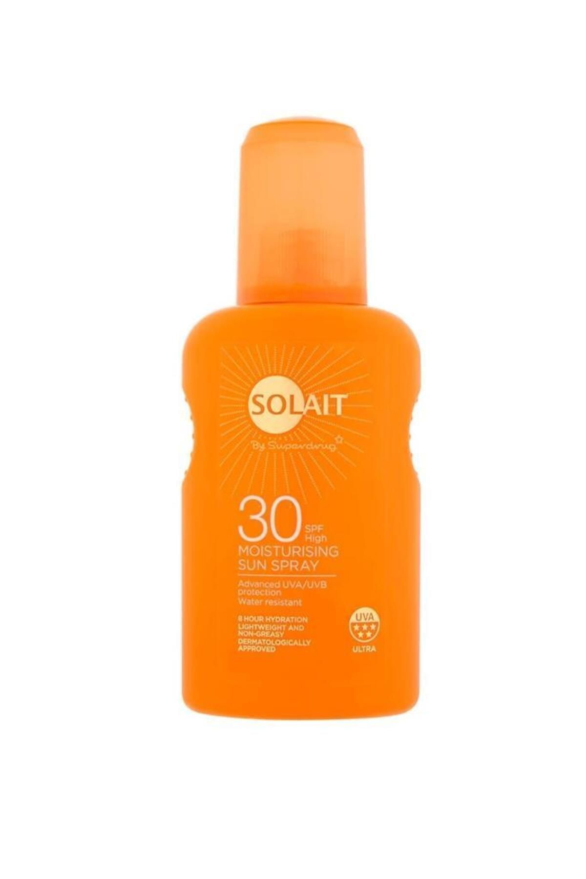Solait اسپری مرطوب کننده ضد آفتاب SPF 30 200 میلی لیتر
