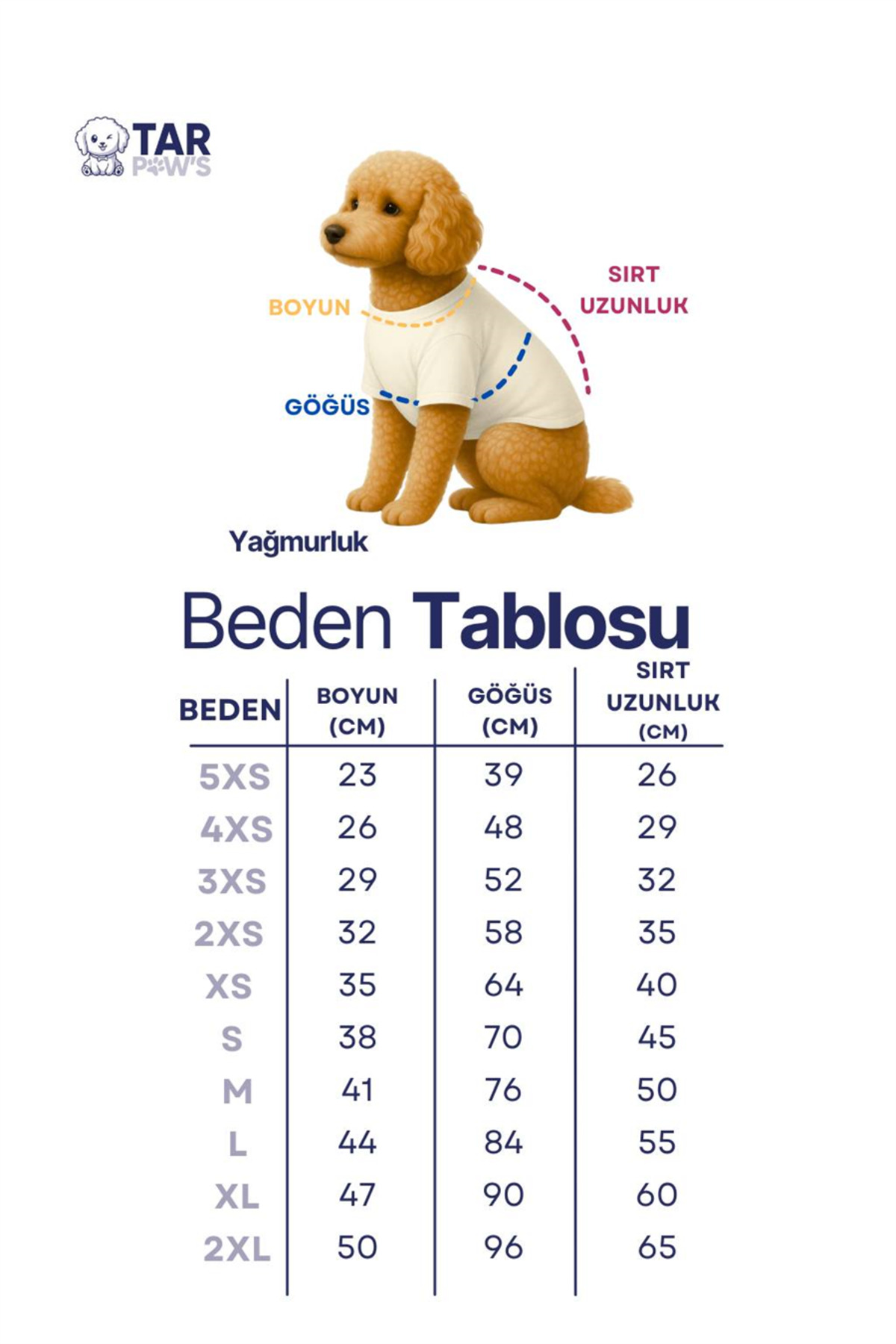 بارانی پلار سگ تارپاز TARPAWS، آبی