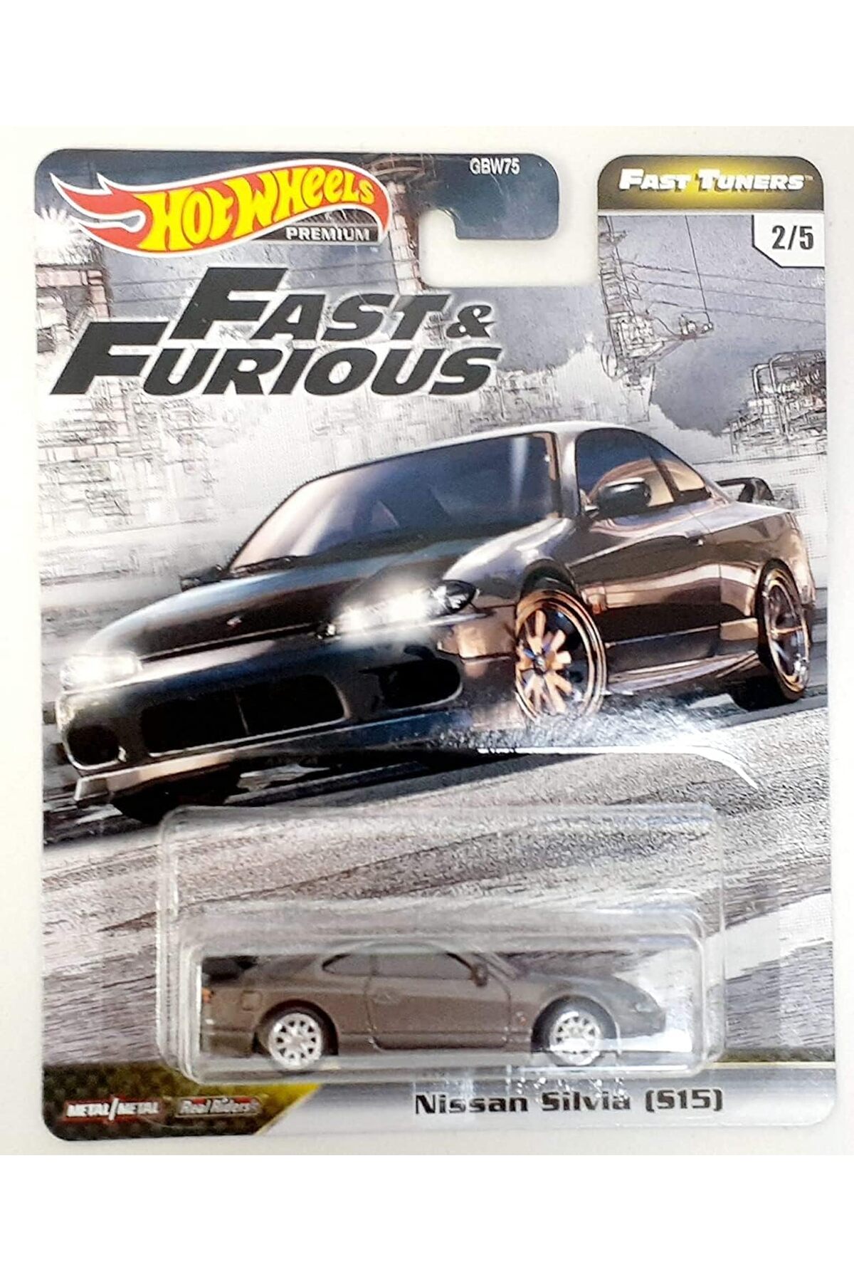ماشین اسباب بازی حق بیمه F&T نیسان سیلویا S15 هات ویلز اورجینال HOT WHEELS