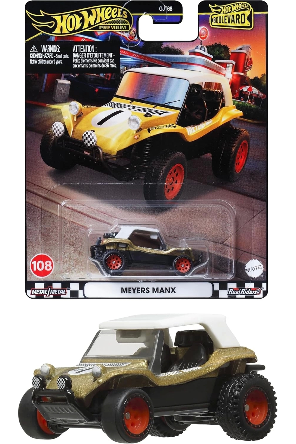 ماشین اسباب بازی بلوار خودروهای پریمیوم MEYERS MANX HRT57 از ترکیه HOT WHEELS