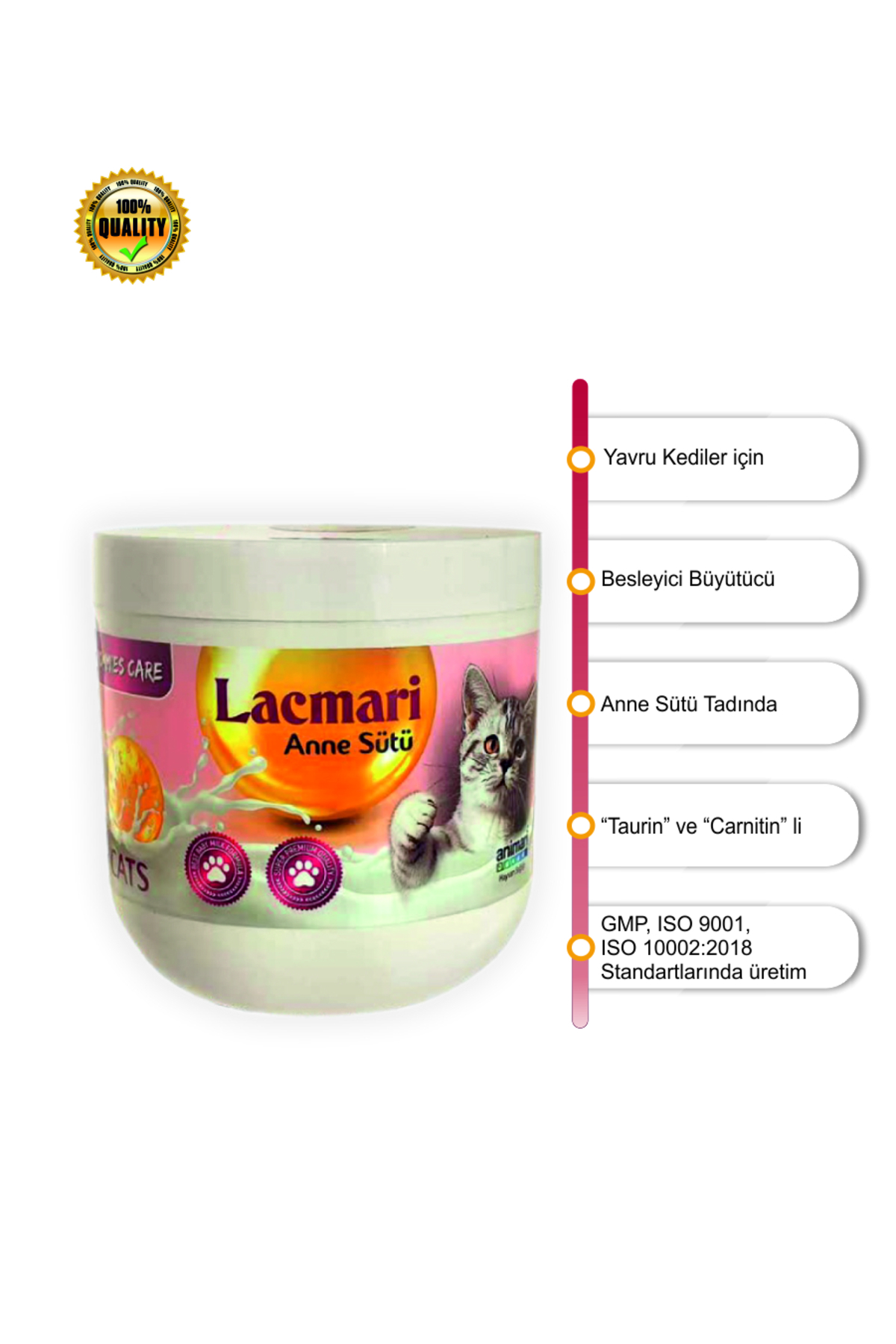 شیرخشک بچه‌گربه آنیماری animari Lacmaricat AN1400، ۲۰۰ گرم