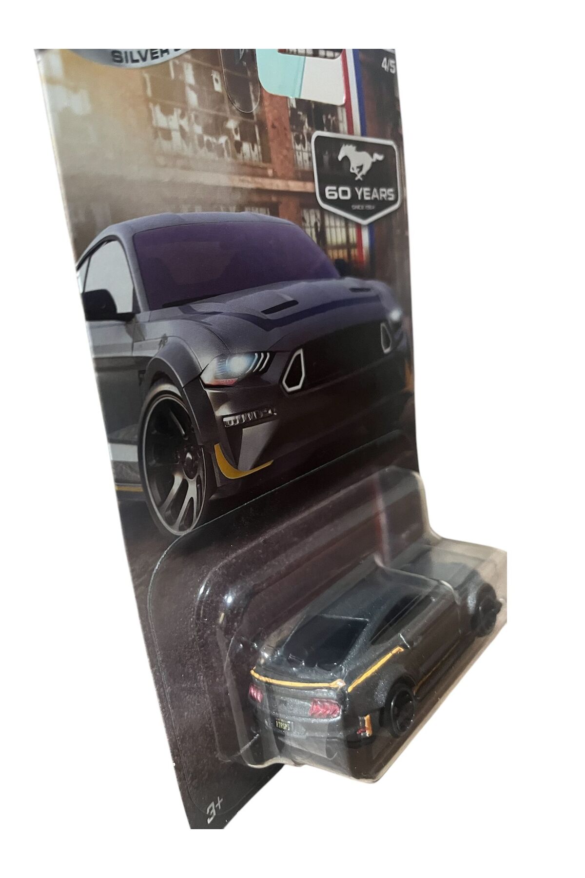 ماشین اسباب بازی سری نقره '18 فورد موستانگ RTR مشخصات 5 هات ویلز اورجینال HOT WHEELS