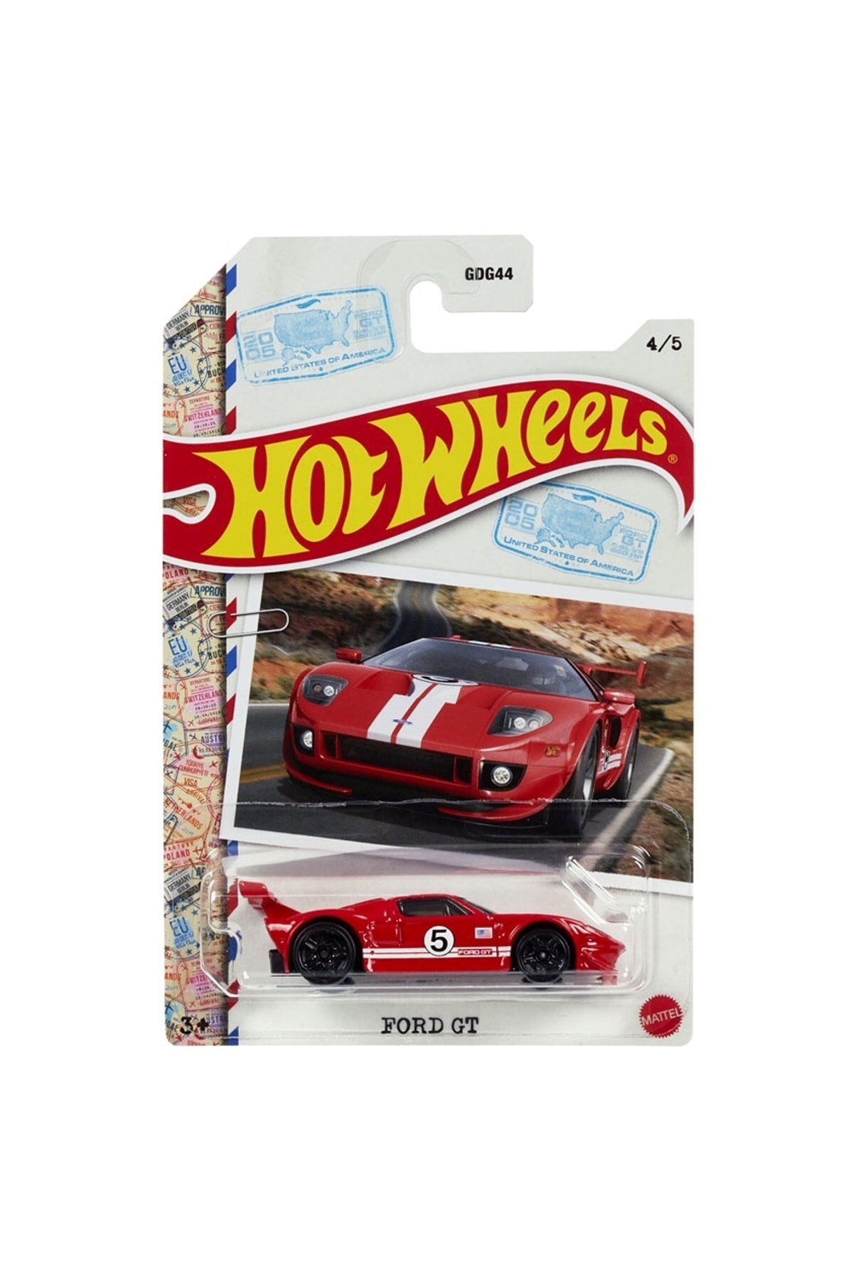 ماشین اسباب بازی اتومبیل های بین المللی فورد GT هات ویلز اورجینال HOT WHEELS