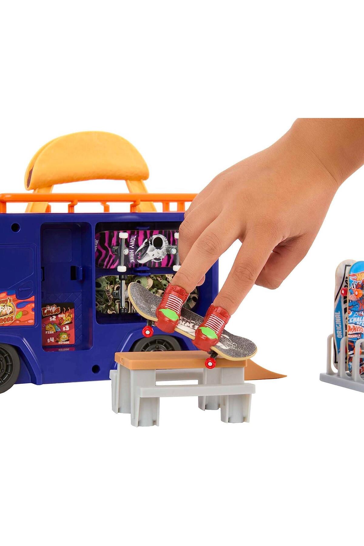 ست حرفه ای مجموعه بازی ماشین TACO SKATE HMK00 هات ویلز اورجینال HOT WHEELS