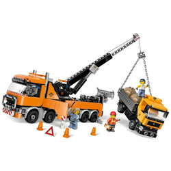 مجموعه ساختنی لگو LEGO سیتی City کامیون یدک‌کش نجات سنگین مدل 60467، ۷۹۳ قطعه، حداقل سن ۸ سال