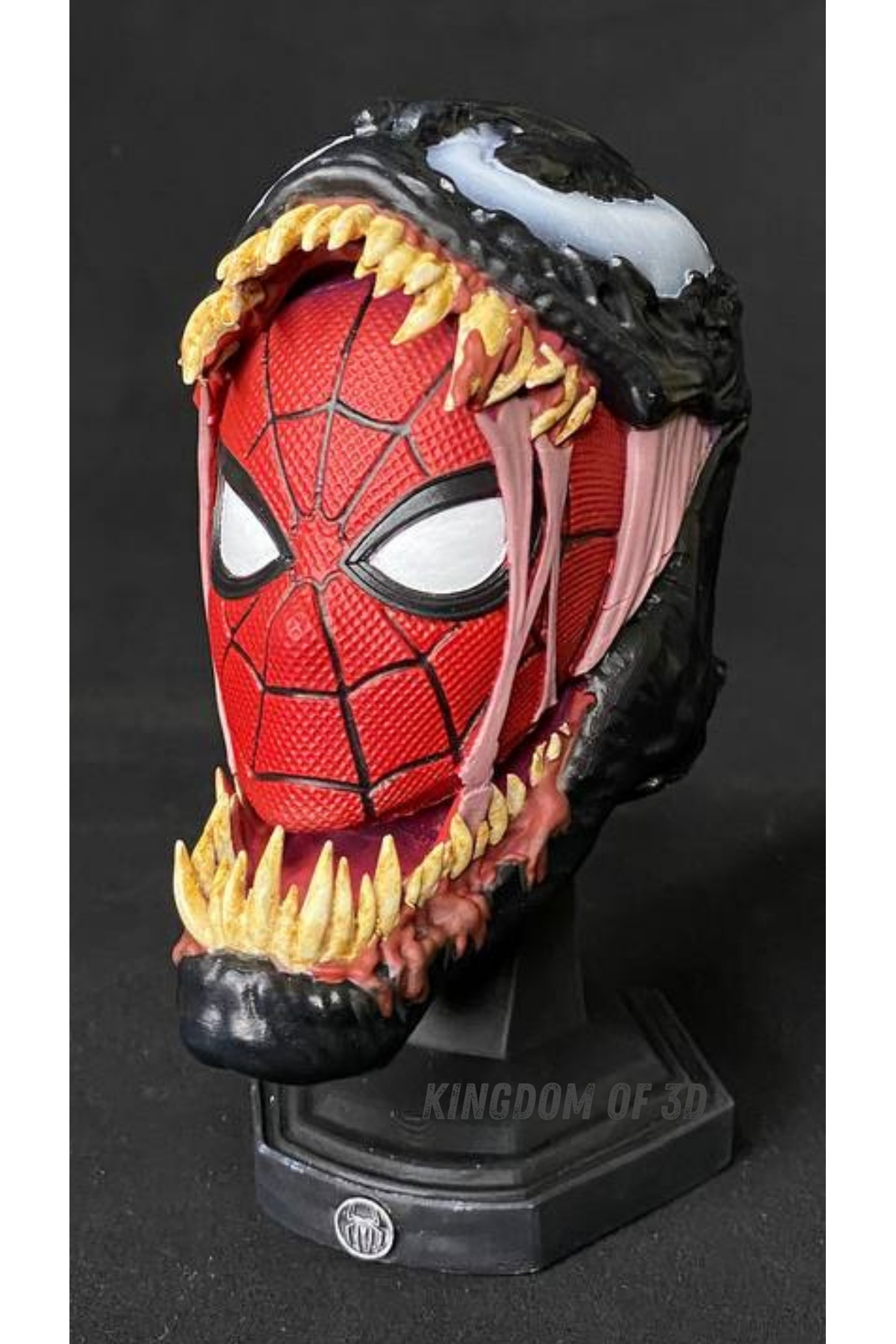 فیگور VENOM SPIDERMAN BUST, FIGUR, MARVEL FIGUR از ترکیه Kingdom of 3D