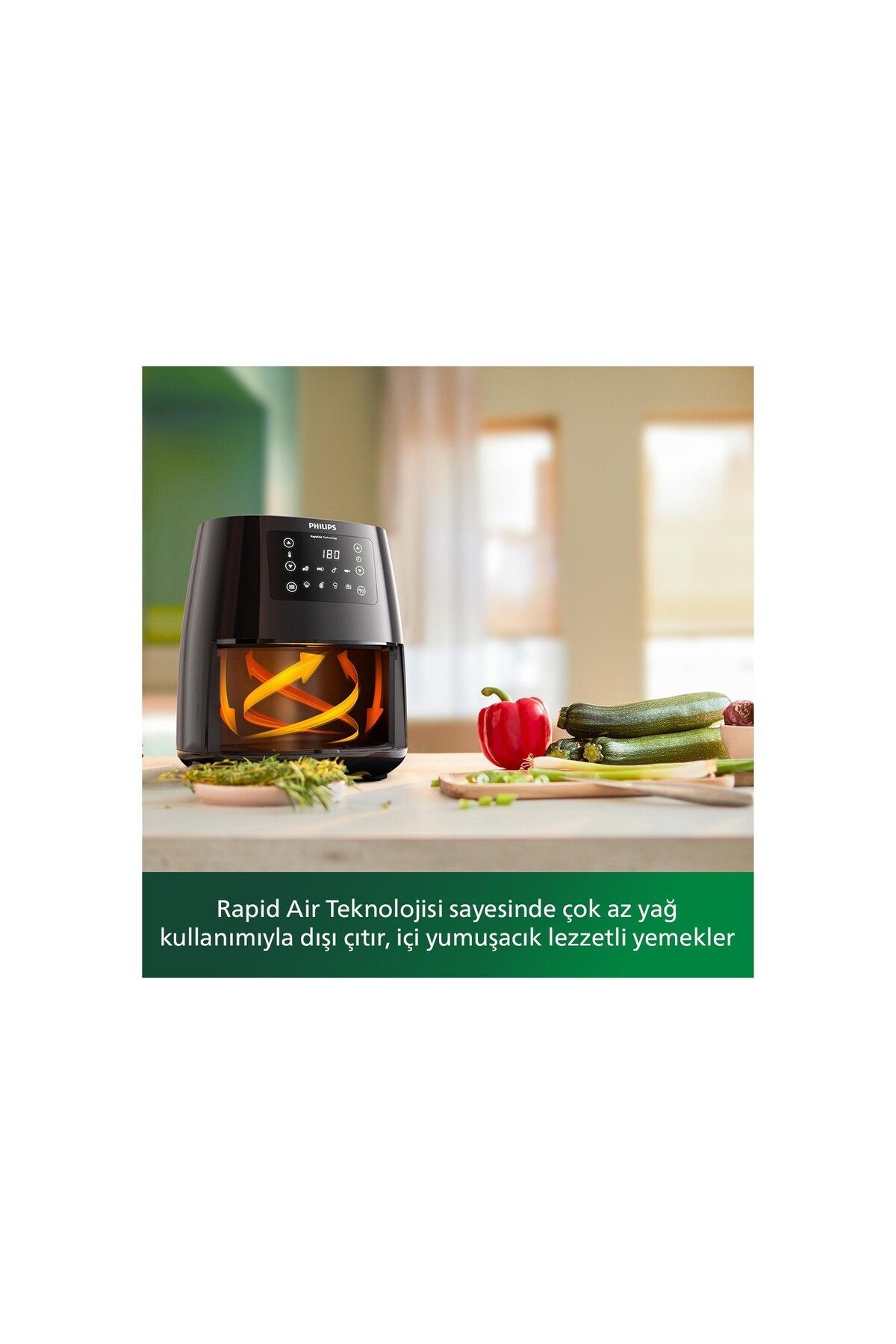 سرخ کن HD9243 90 3000 AIRFRYER LARGE, RAPID AIR TECHNOLOGY 4.1L اورجینال Philips