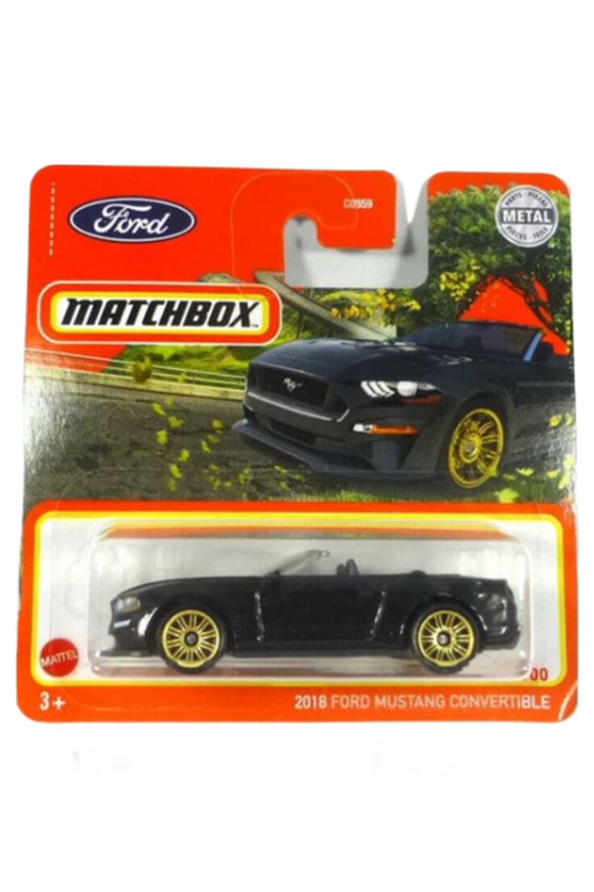 ماشین اسباب بازی جعبه کبریت 2018 فورد موستانگ کانورتیبل 1 64 مشکی از ترکیه HOT WHEELS