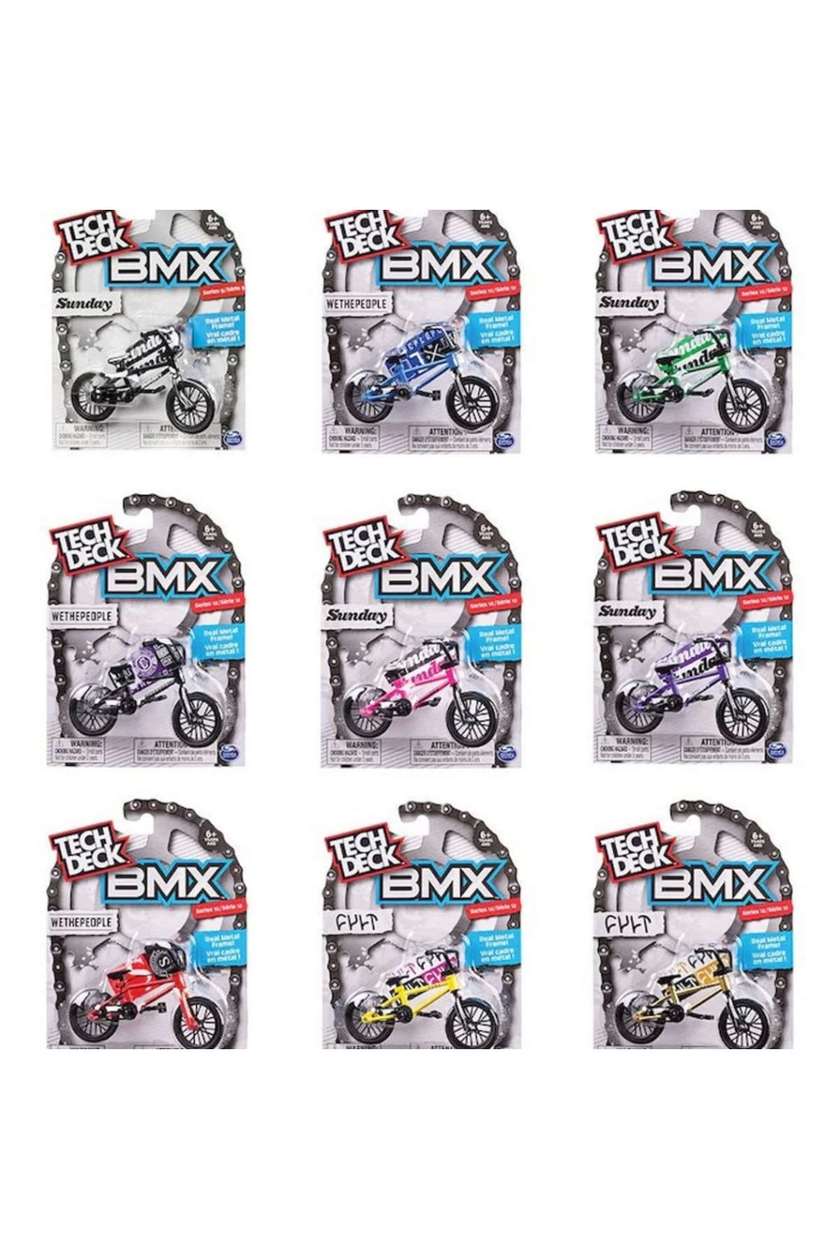 مدل خودرو دوچرخه TECH DECK BMX اورجینال NW NessiWorld