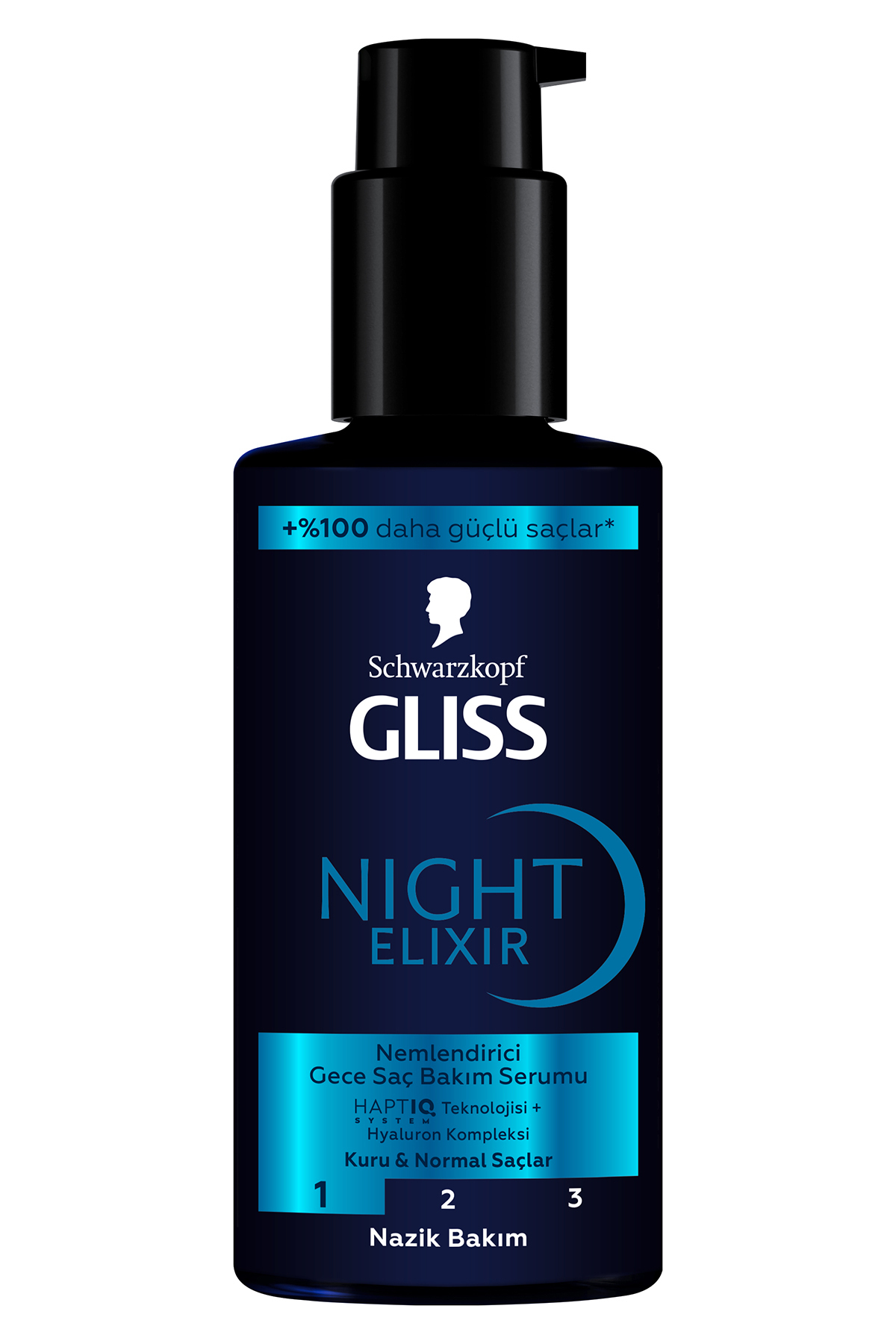 سرم و روغن مو شب مرطوب کننده 100 میلی لیتر مناسب برای همه جنسیت ها Gliss