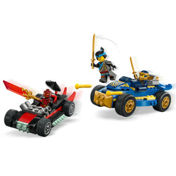 مجموعه ساختنی لگو LEGO سری نینجاگو NINJAGO مدل 71840، دو خودروی مسابقه‌ای و ۱۱۱ قطعه