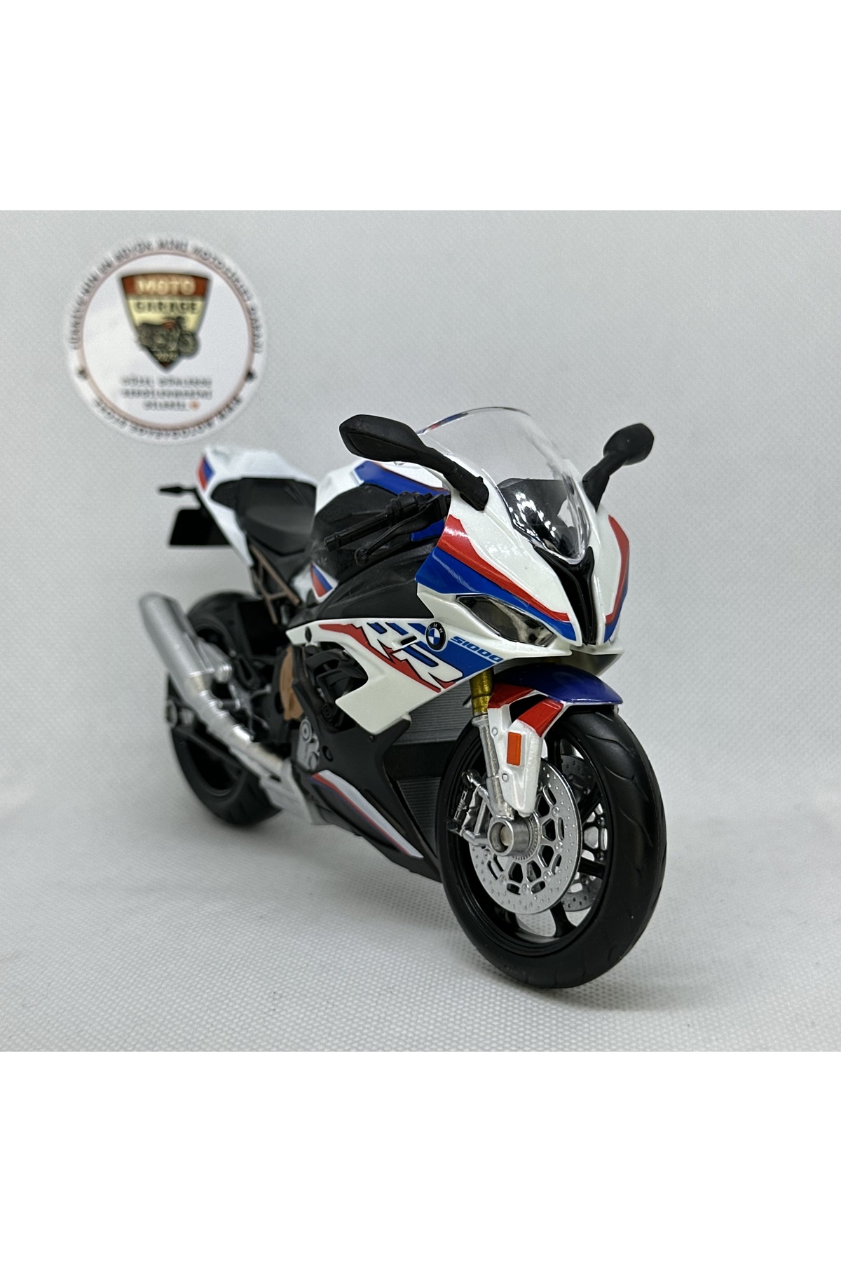 مدل خودرو موتورسیکلت BMW S1000RR 1:12 MAISTO DIECAST – مجموعه بدنه فلزی اورجینال MotoGarage