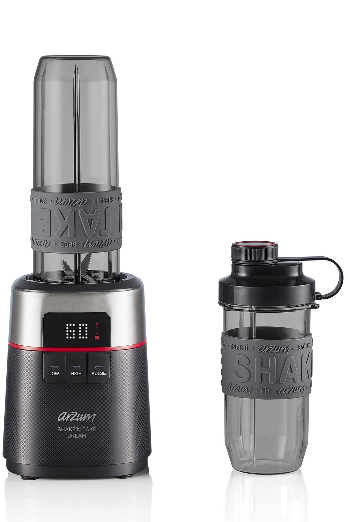 مخلوط کن شخصی اسموتی بلندر نسل جدید AR1148 SHAKE'N TAKE DREAM PERSONAL 500 W مشکی اورجینال Arzum
