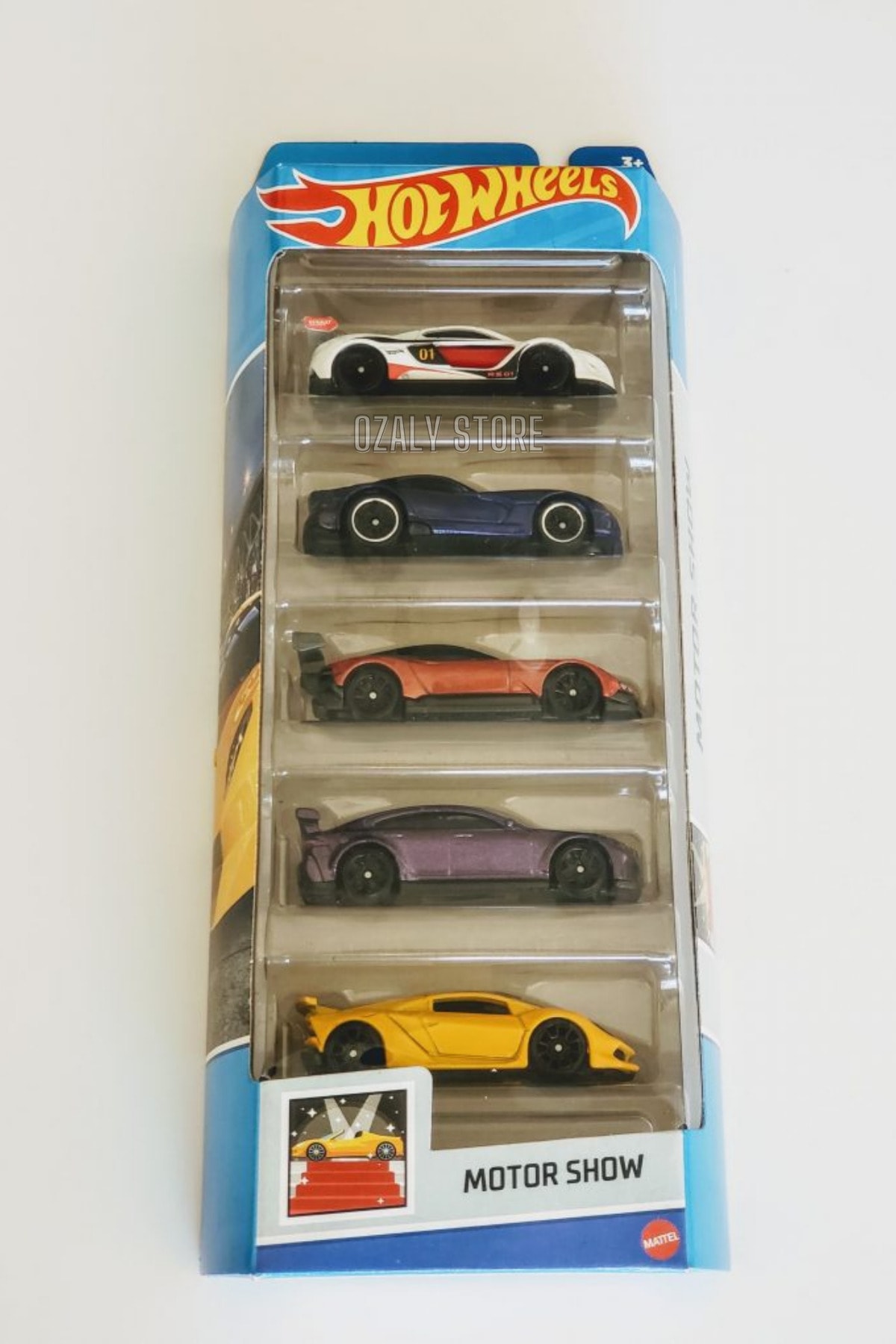 ماشین اسباب بازی مجموعه 5 تایی نمایشگاه خودرو از ترکیه HOT WHEELS