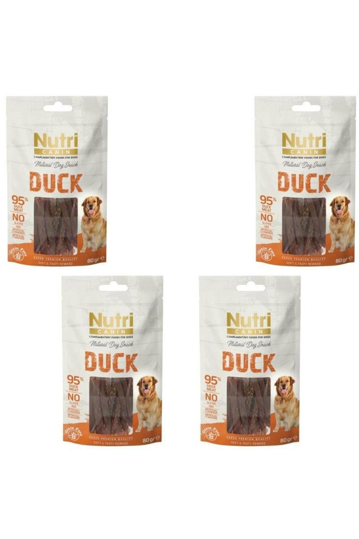 تشویقی سگ اردک، ۸۰ گرم × ۴ عدد نوتری کنین Nutri Canin