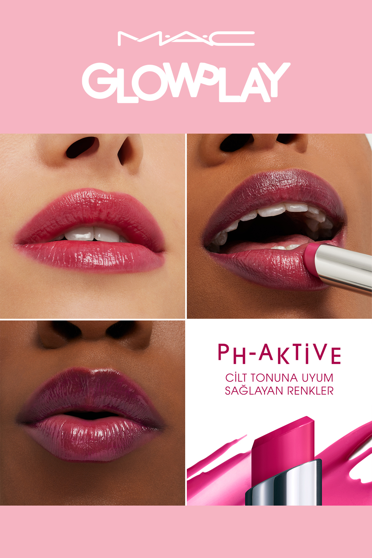 براق کننده لب GLOW PLAY WALTING مرطوب فراتر از 3 گرم Mac