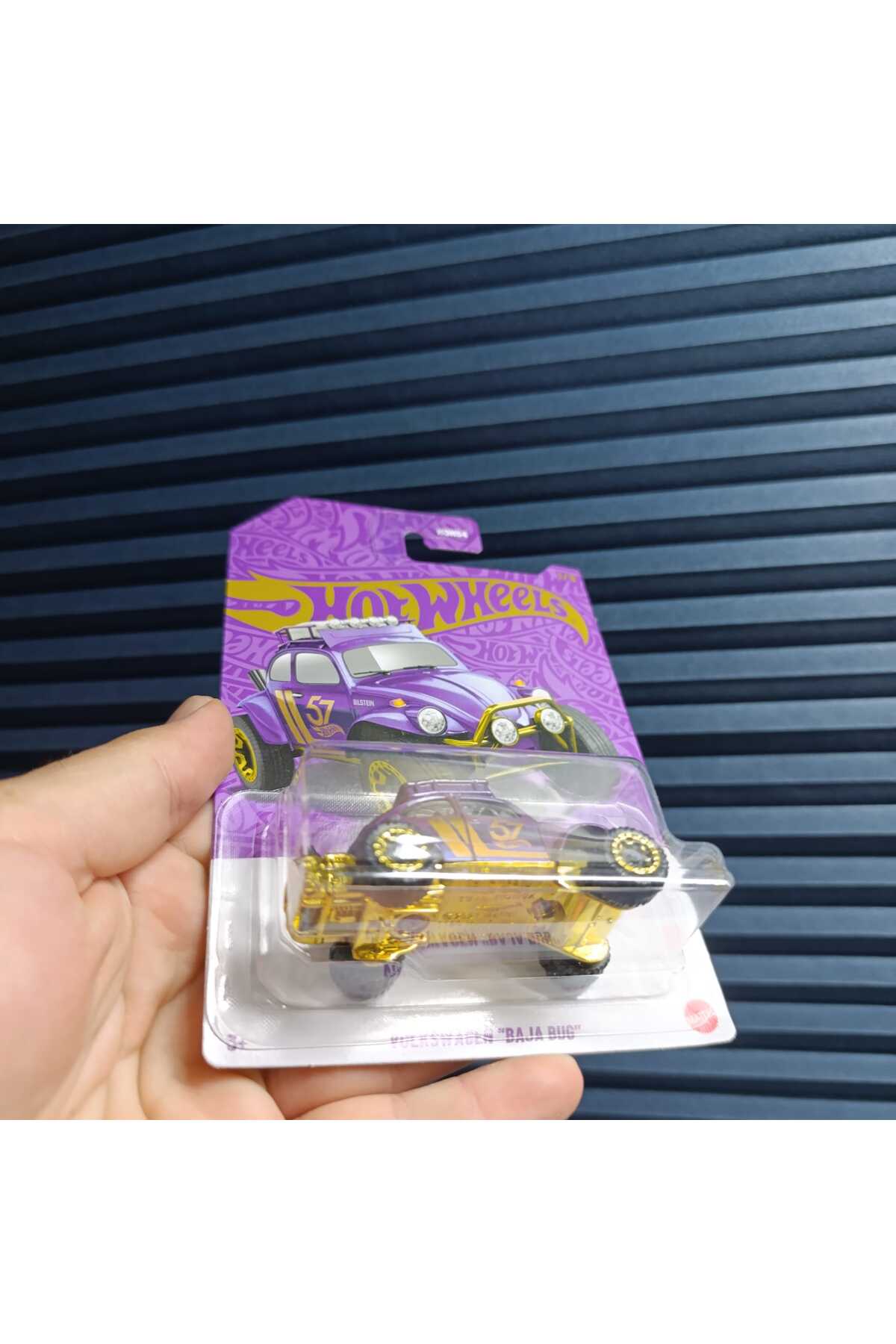 ماشین اسباب بازی VOLKSWAGEN BAJA BUG 57TH ANNIVERSARY SPECIAL SERIES LONG KARD خودرو مدل HOT WHEELS