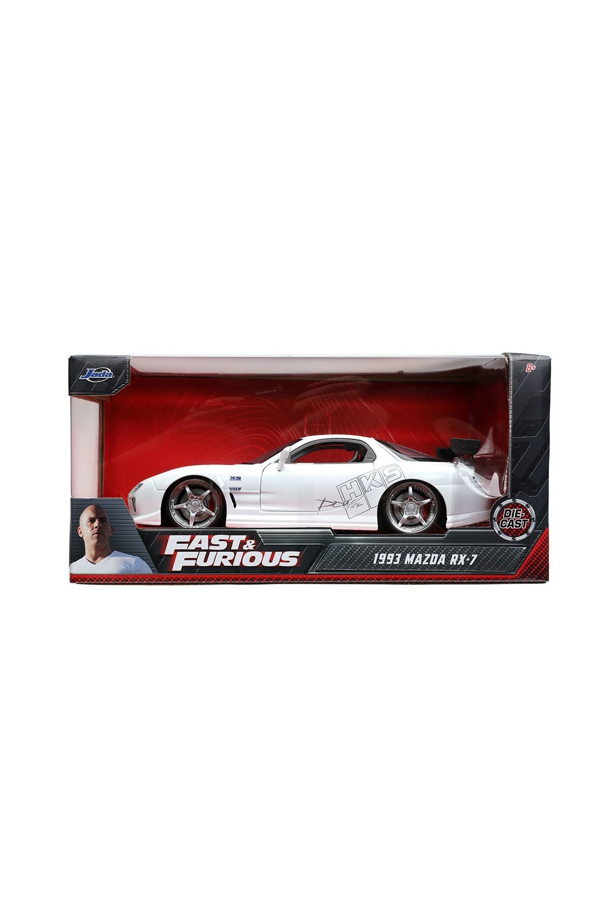 ماشین اسباب بازی 253203065 JADA FAST FURIOUS 1993 MAZDA RX 7 1 24 Simba