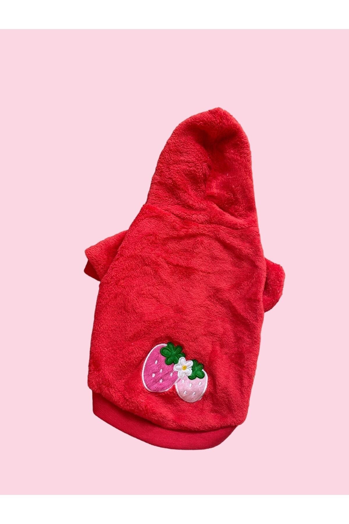 ژاکت پلش دکمه‌فشاری سگ و گربه بارنی‌استور Barneystore قرمز