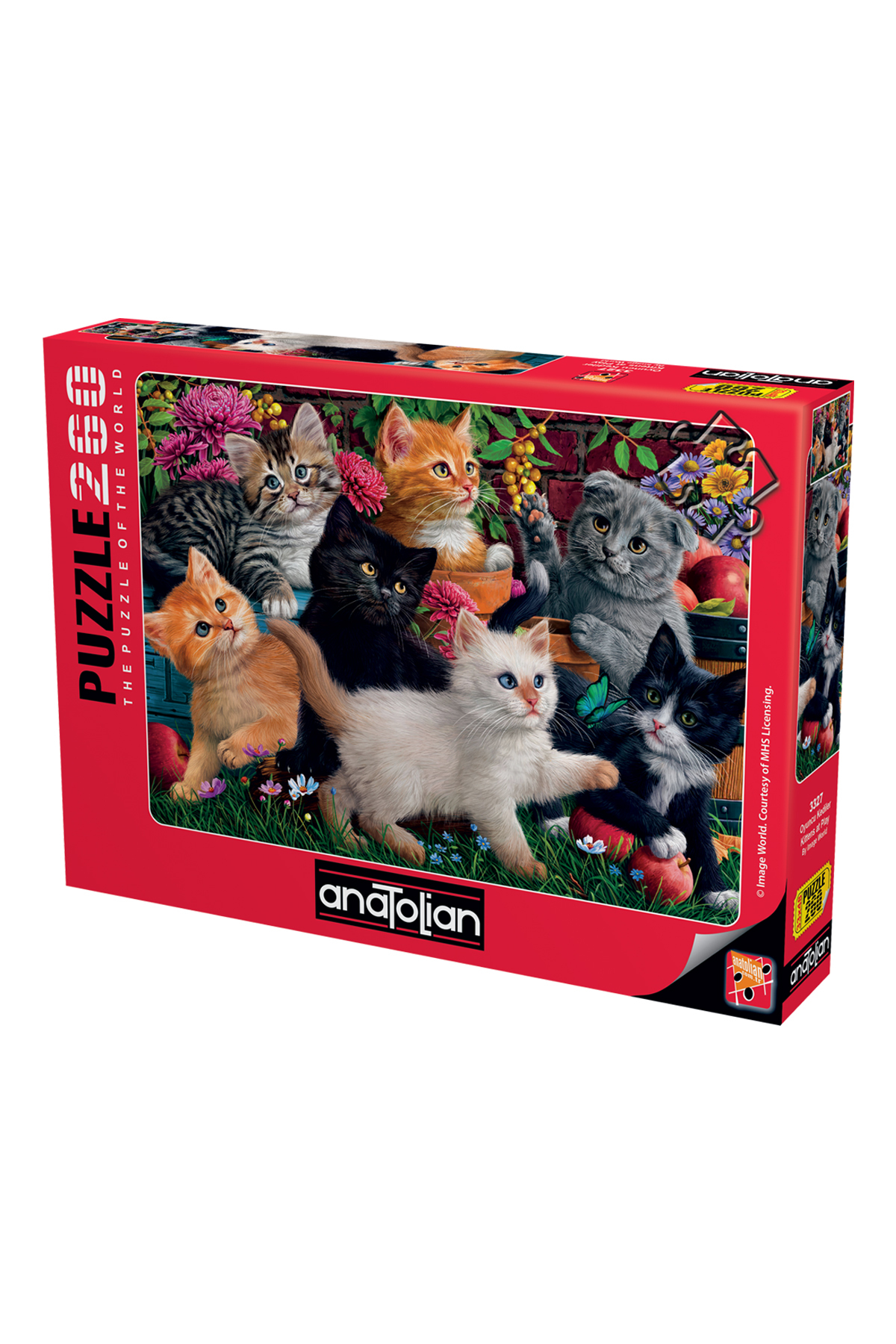 پازل اره منبت کاری مویی 260 XL PIECE گربه های بازیگوش 3327 از ترکیه Anatolian Puzzle