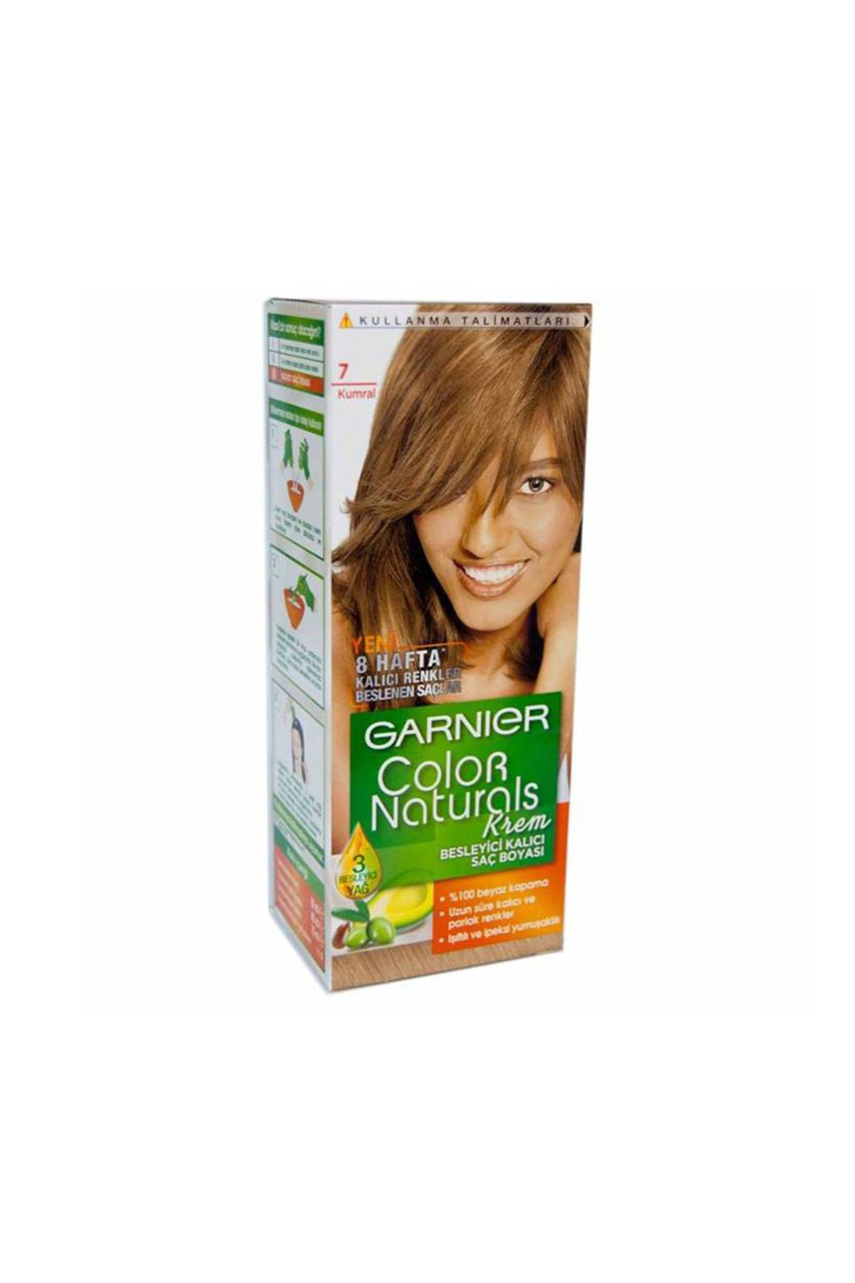 رنگ مو مردانه و زنانه COLOR NATURALS کرم 7N KRURAL Garnier