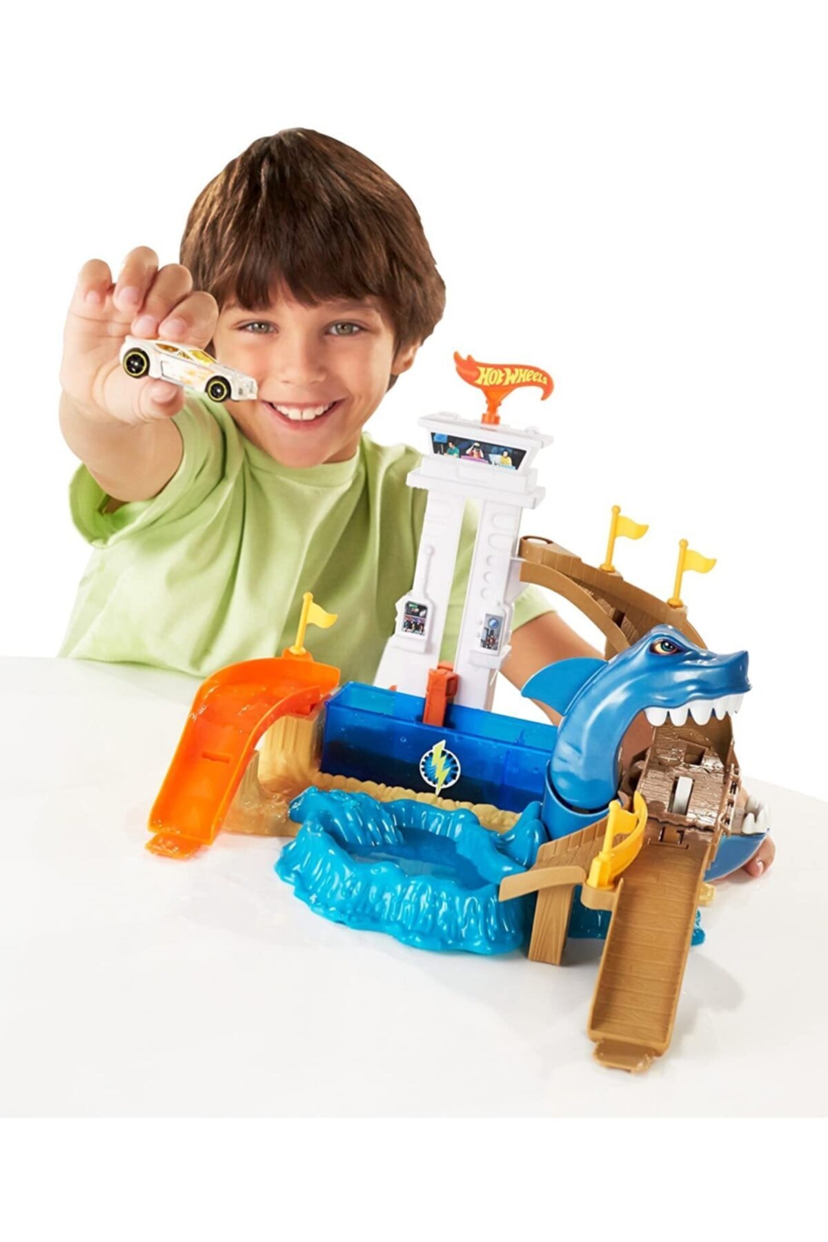 ماشین اسباب بازی COLOR SHIFTERS SHARKPORT SHOWDOWN BGK04 از ترکیه HOT WHEELS