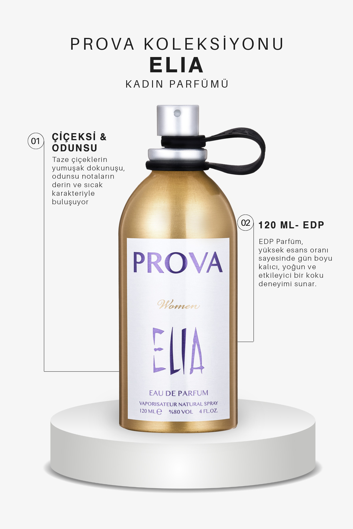 Prova عطر زنانه Elia ادوپرفیوم Woody 120 ml