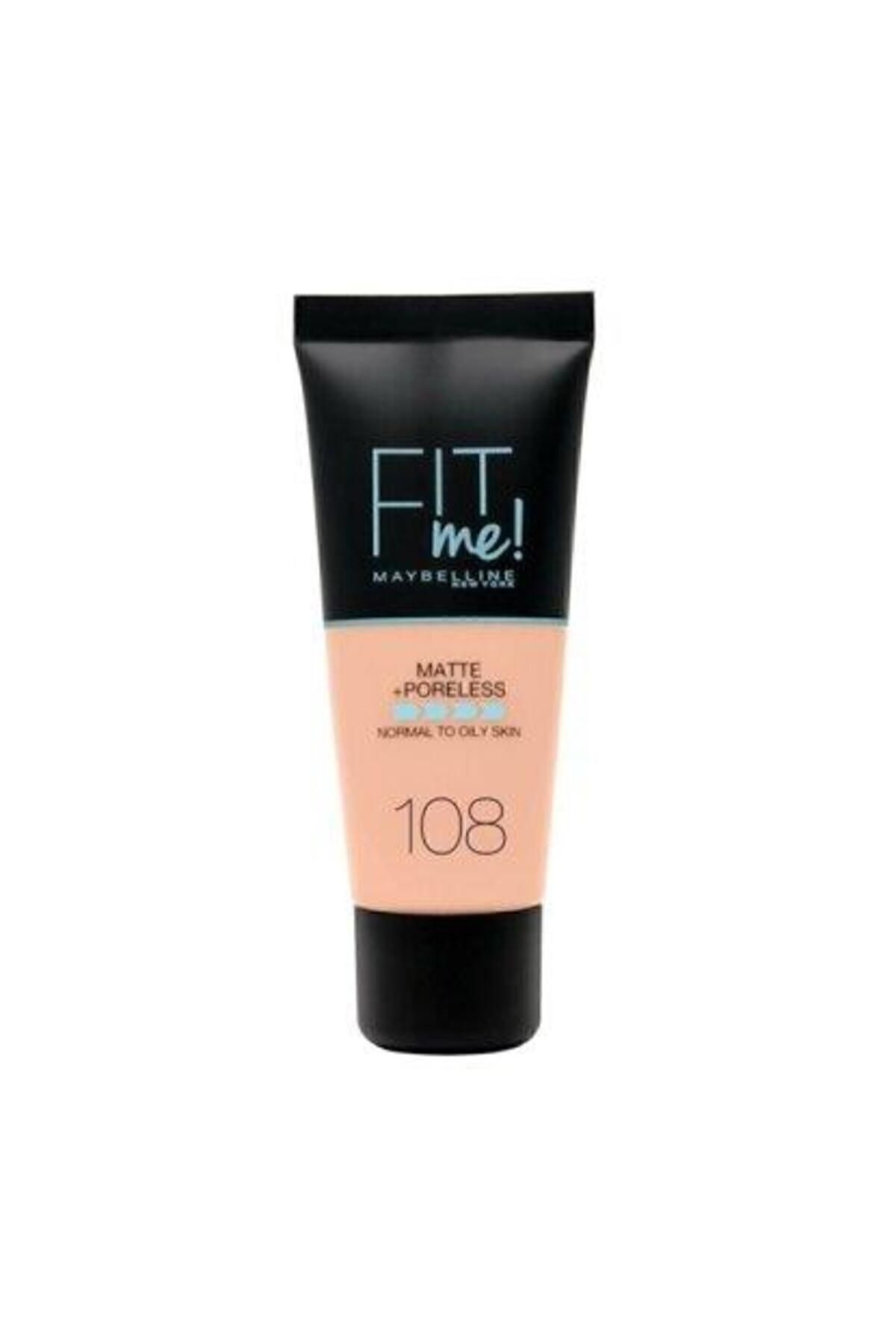 فونداسیون مات و بدون منافذ - 108 Rose Vanilla میبلین Maybelline