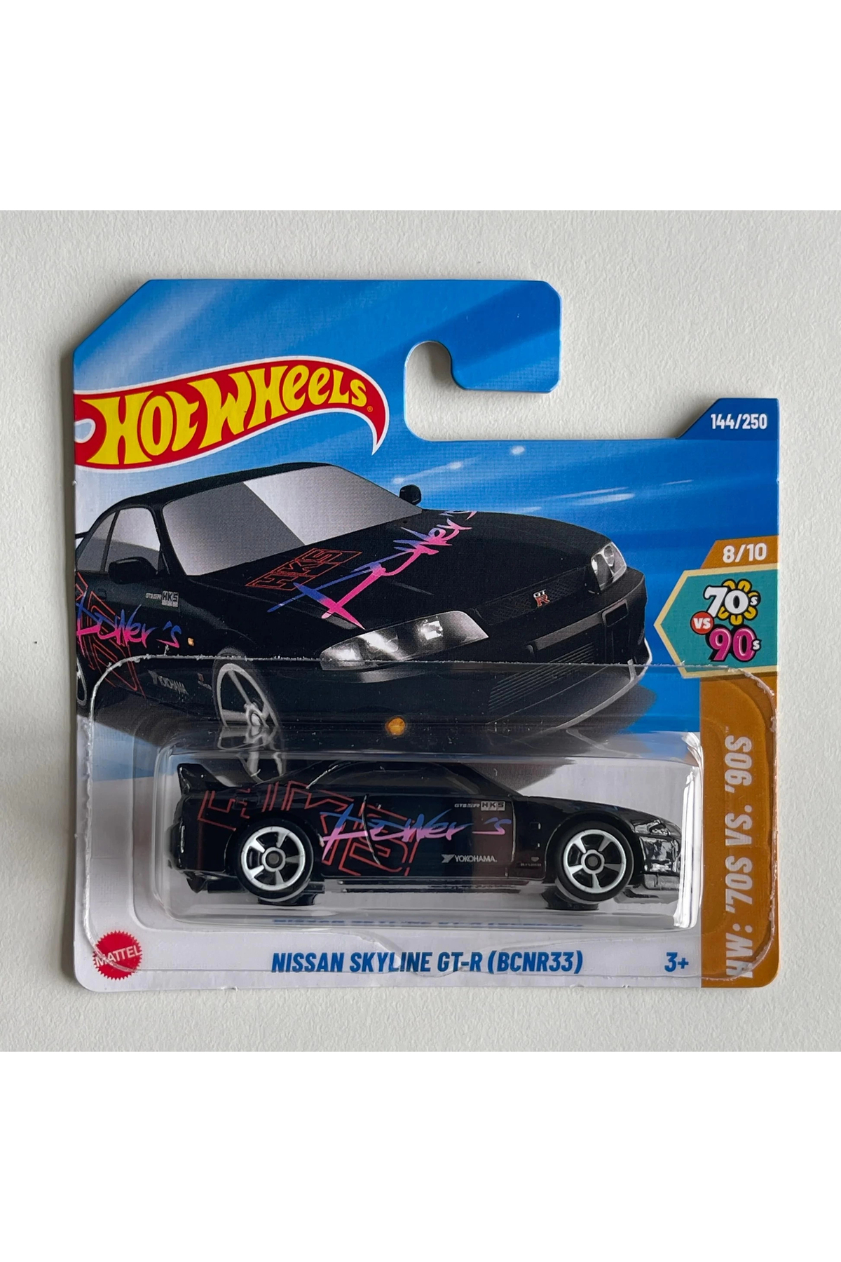 مدل خودرو ماشین های تک نیسان اسکای لاین GT R BCNR33 HYY04 از ترکیه HOT WHEELS
