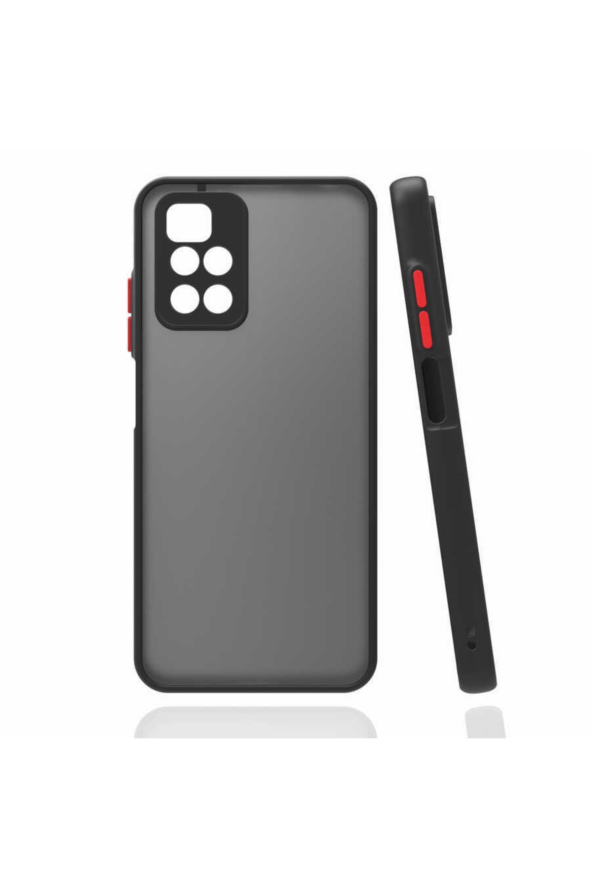 کاور و قاب پوشش شفاف محافظ دوربین XIAOMI REDMI 10 2022 سازگار با دکمه‌های رنگی فیبکس Fibaks