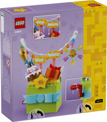 مجموعه ساختنی تزئین جشن جعبه هدیه لگو LEGO سری آیکونیک مدل 40871، ۲۲۴ قطعه، حداقل سن ۷ سال