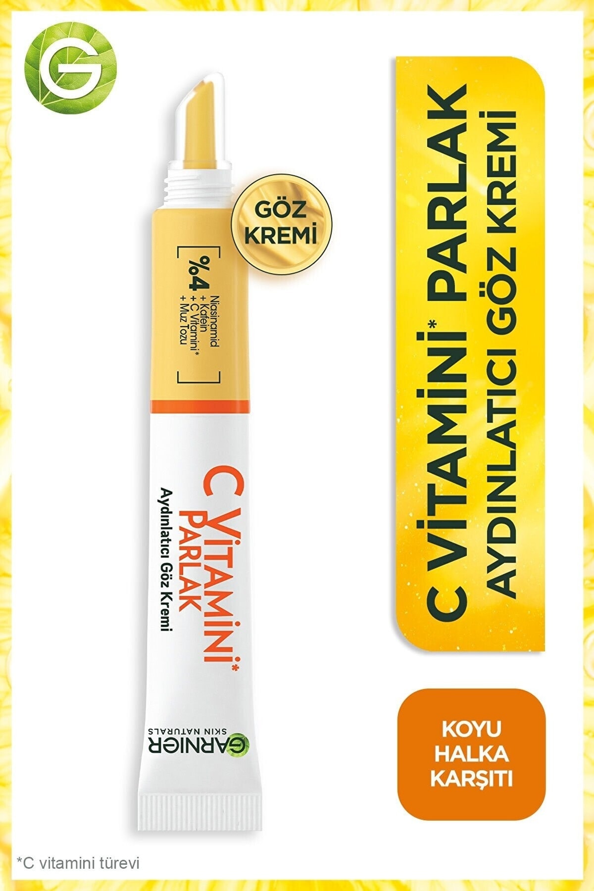 Garnier کرم روشن کننده ویتامین سی با فرمول گیاهی جدید و اصلی