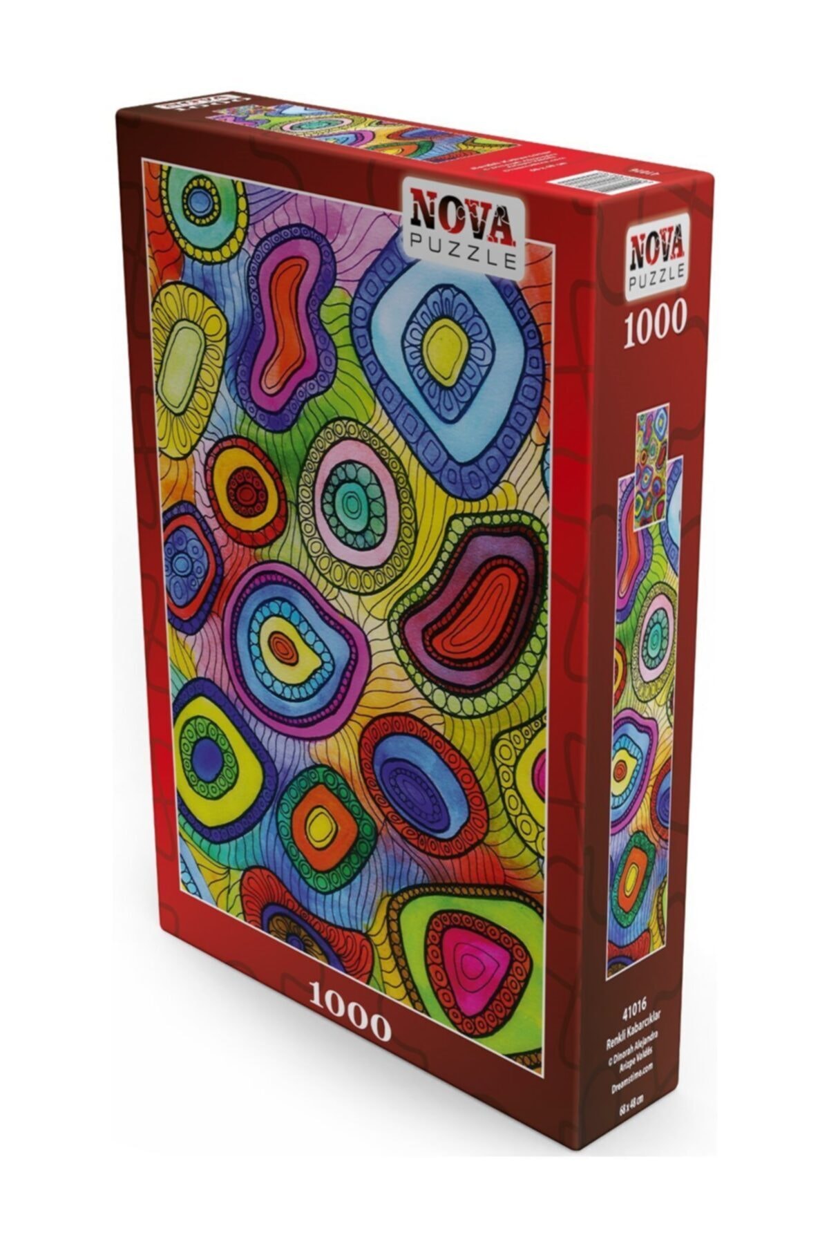 پازل حباب رنگ نوا 1000 قطعه 41016 اورجینال Nova Puzzle