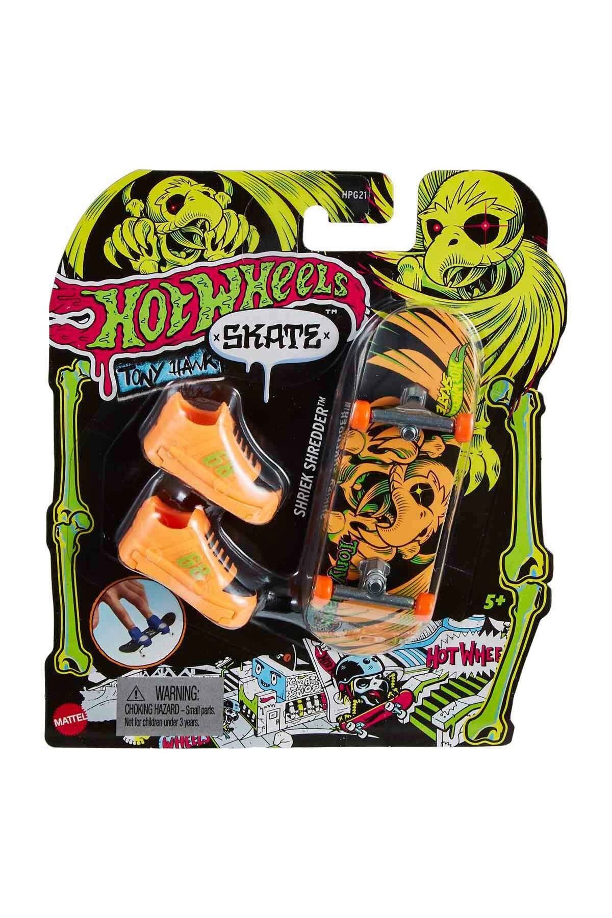 ماشین اسباب بازی HPG21 چرخ های داغ اسکیت نئون با مضمون و بسته کفش هات ویلز اورجینال HOT WHEELS
