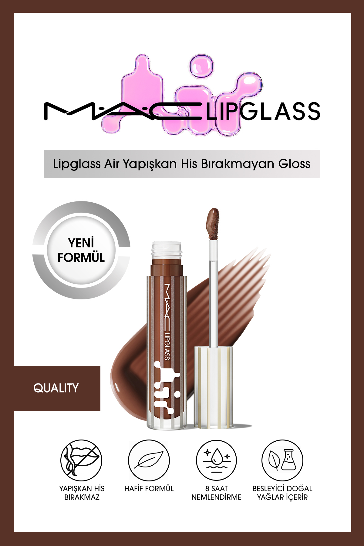 براق کننده لب هوای رژ کیفیت Mac