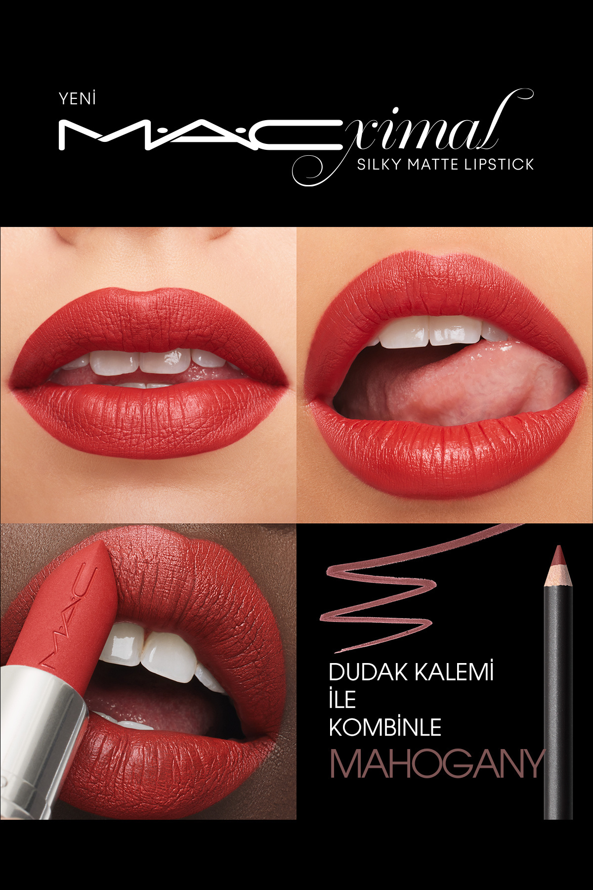 رژ لب MACXIMAL MINI MAC SILKY MATTE LIPSTICK Mac