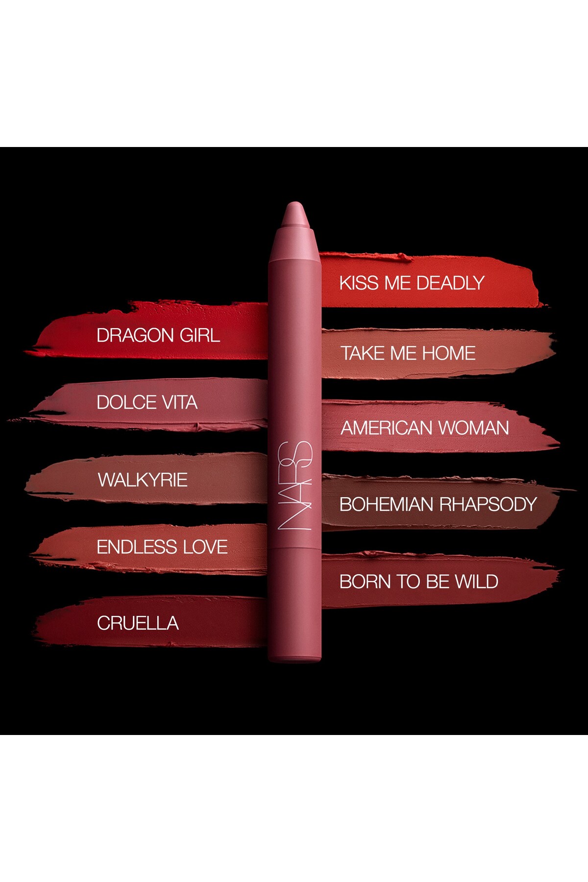 خط لب POWERMATTE با شدت زیاد مداد برای مدت طولانی رژ قلم دائمی و مات 2.6 گرم Nars