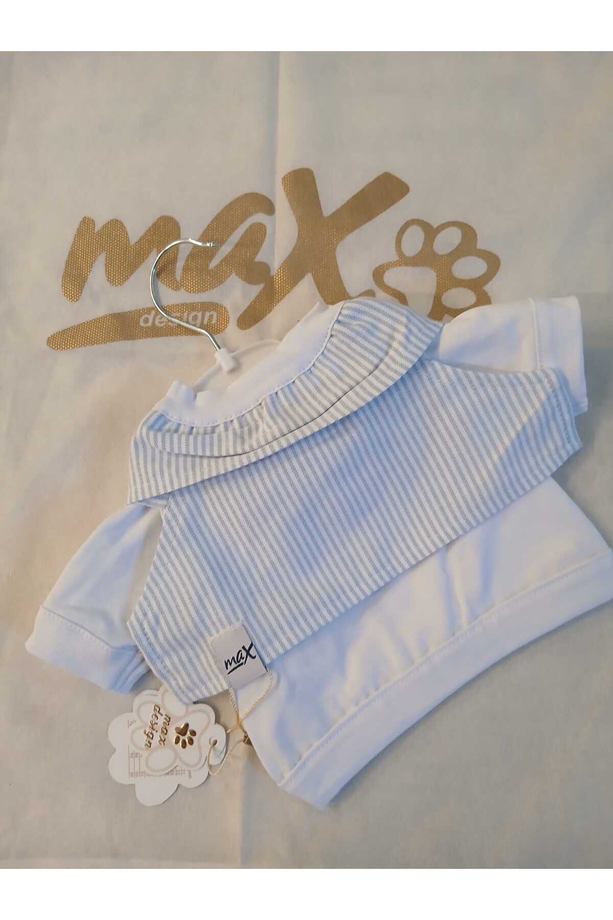 تی‌شرت سگ مکس دیزاین MAX DESİGN مدل Old Money، آبی