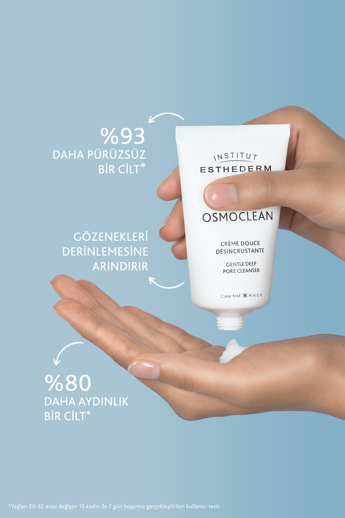 INSTITUT ESTHEDERM پاک کننده عمیق منافذ پوست ملایم بافت کرمی 75 میلی لیتر