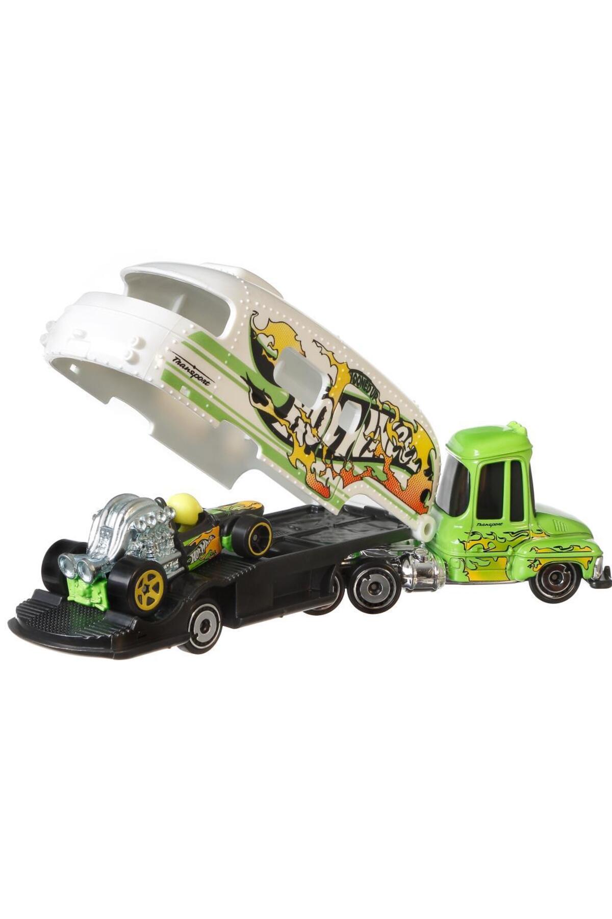 کامیون و ماشین آلات ساختمانی اسباب بازی های حامل BDW51 GKC26 هات ویلز اورجینال HOT WHEELS