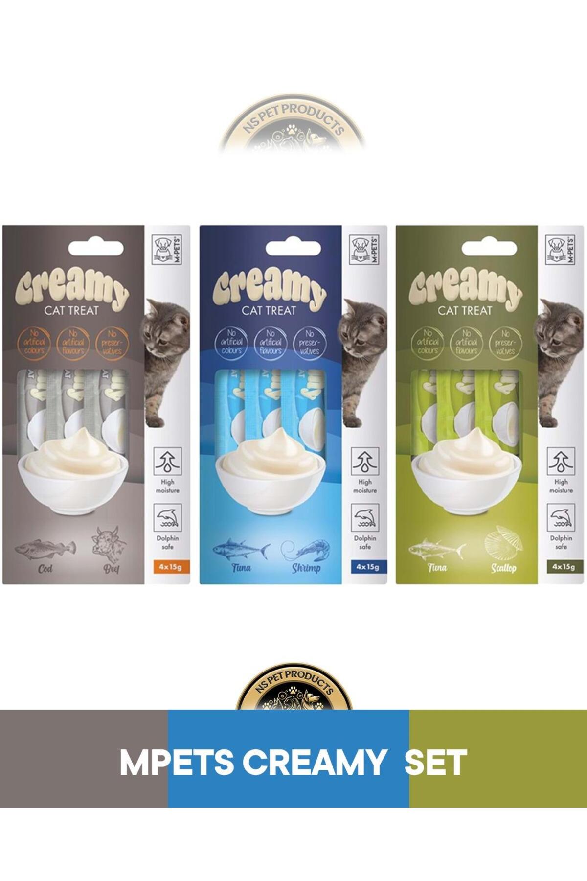 تشویقی مایع گربه ام‌پتس M-PETS Creamy