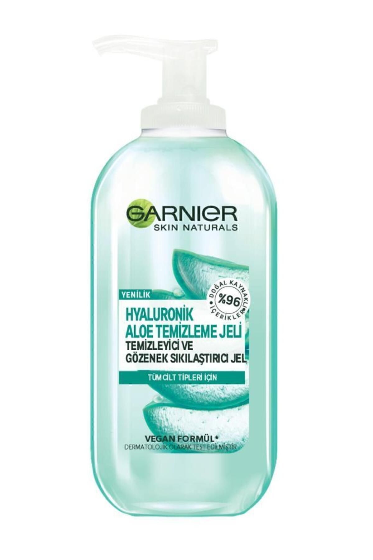 Garnier ژل آلوئه و ژل تمیزکننده آلوئه هیالورونیک گارنیه