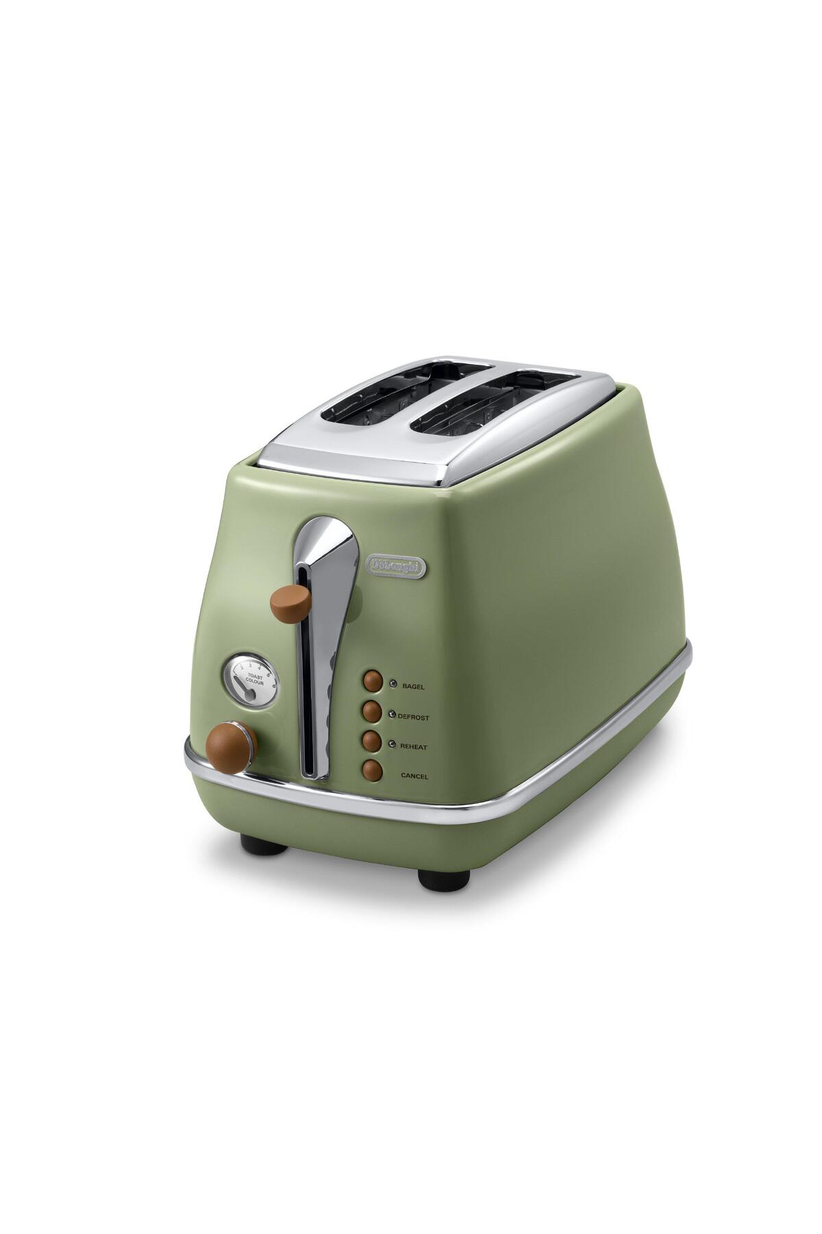 توستر آیکونا وینتیج دو برش CTOV 2103.GR اورجینال Delonghi
