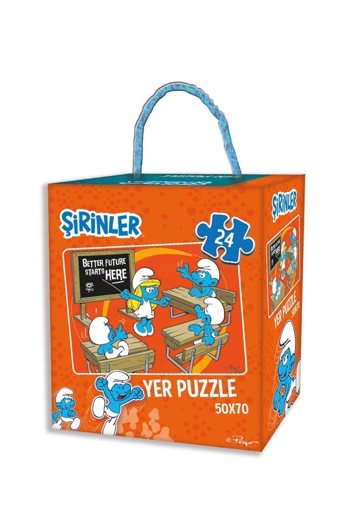 پازل سه بعدی 24 تکه SMURFS GIANT FLOOR ŞİRİNLER