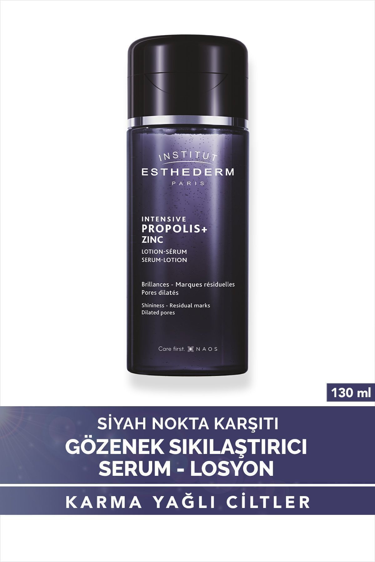 INSTITUT ESTHEDERM سرم لوسیون ضد جوش و ضد نقاط سیاه پروپولیس+ محکم کننده منافذ پوست 130 میلی لیتر