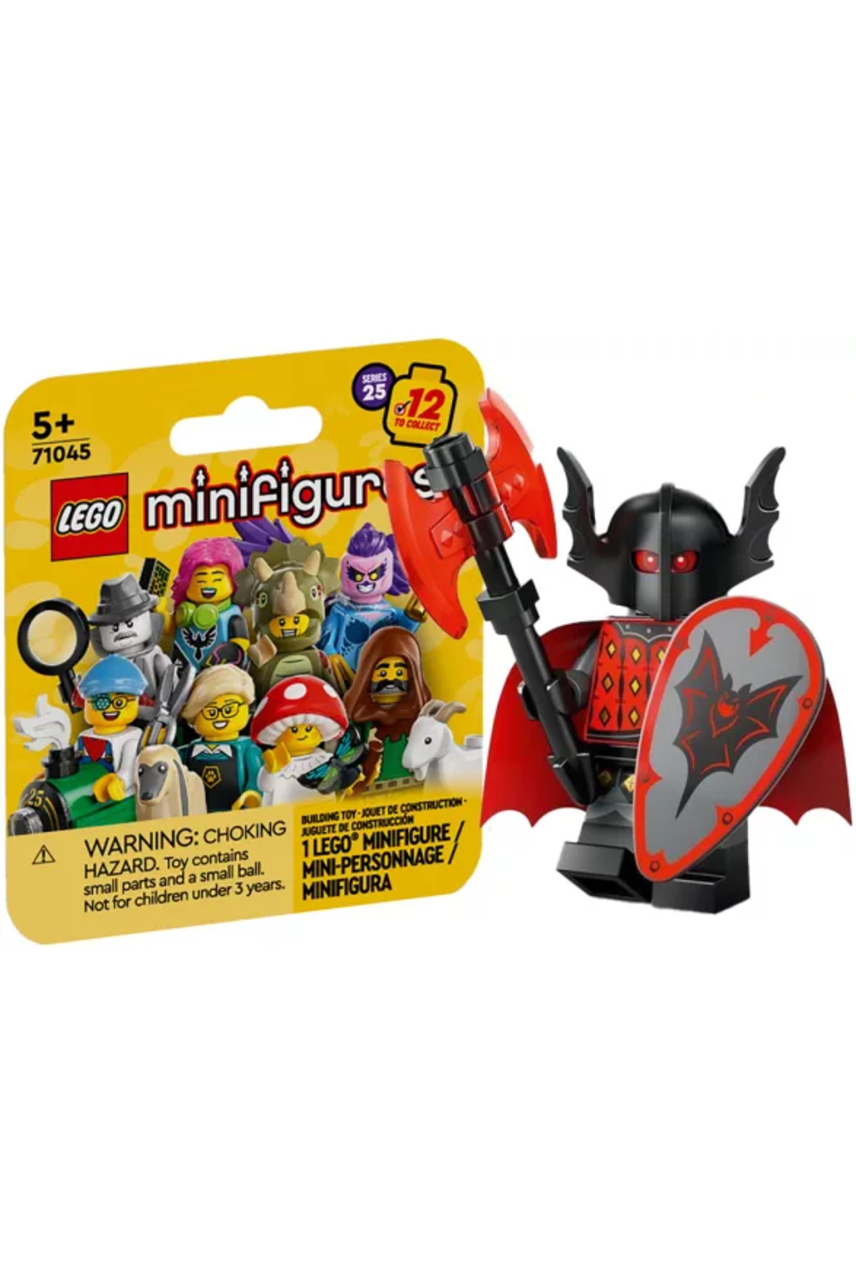لگو و اسباب بازی های ساخت محور MINIFIGURE 71045 SERIES 25 3 VAMPIRE KNIGHT اورجینال LEGO