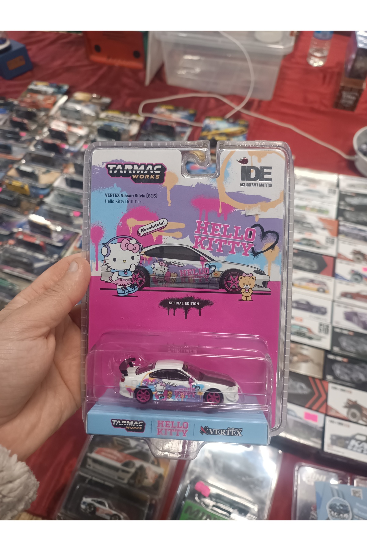 ماشین اسباب بازی نیسان سیلویا S15 هلو کیتی از ترکیه HOT WHEELS